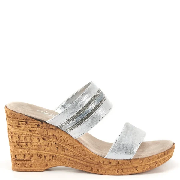 Onex Shoes Amellia-S / Silver | Wedges