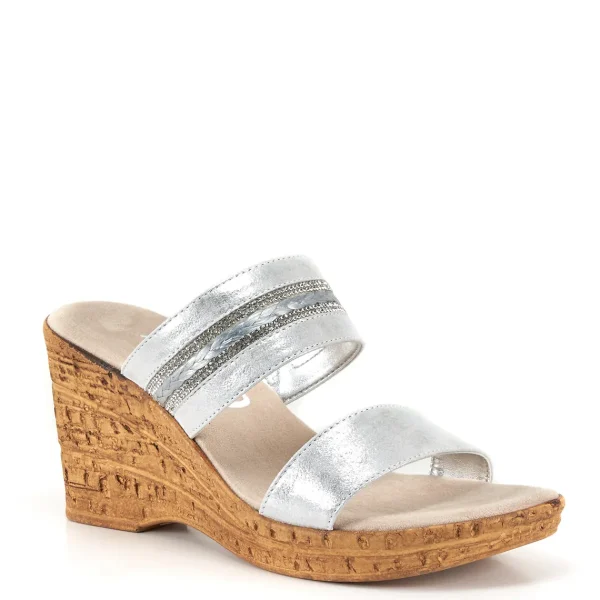 Onex Shoes Amellia-S / Silver | Wedges