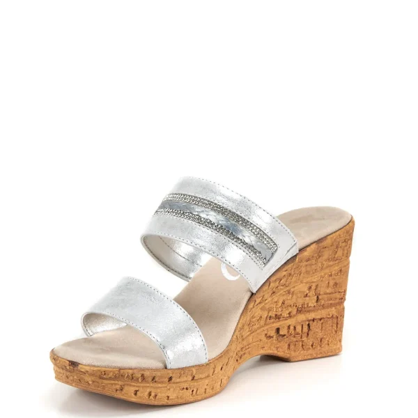 Onex Shoes Amellia-S / Silver | Wedges