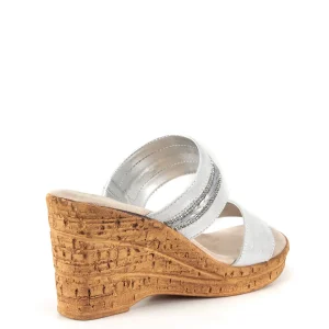 Onex Shoes Amellia-S / Silver | Wedges