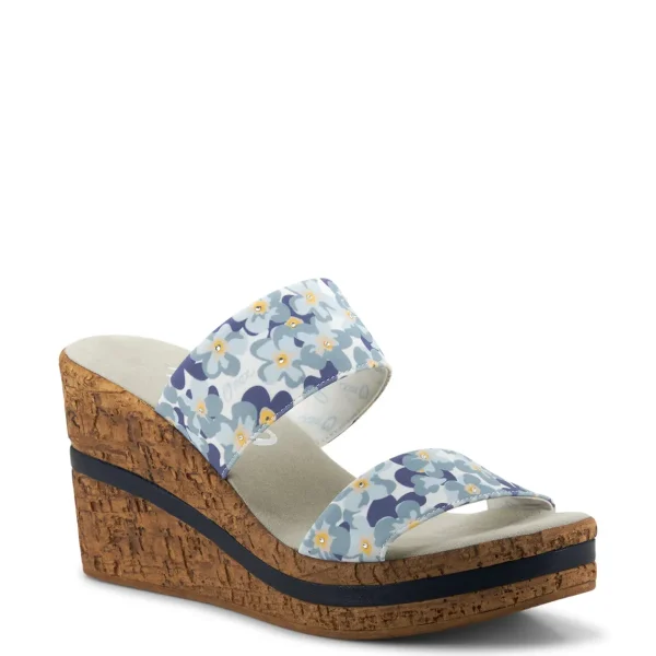 Onex Shoes Anastasia / Blue Floral | Wedges