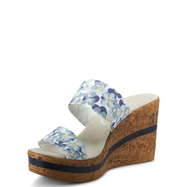 Onex Shoes Anastasia / Blue Floral | Wedges