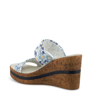 Onex Shoes Anastasia / Blue Floral | Wedges