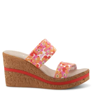 Onex Shoes Anastasia / Pink Floral | Wedges