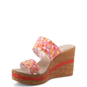 Onex Shoes Anastasia / Pink Floral | Wedges