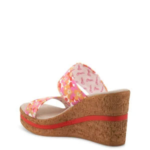 Onex Shoes Anastasia / Pink Floral | Wedges