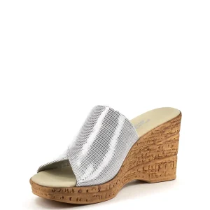 Onex Shoes Christina2 / White Shimmer | Wedges