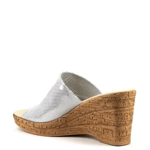 Onex Shoes Christina2 / White Shimmer | Wedges