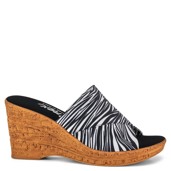 Onex Shoes Christina / Zebra | Wedges