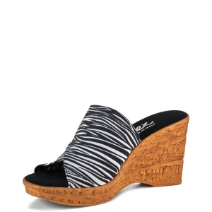 Onex Shoes Christina / Zebra | Wedges