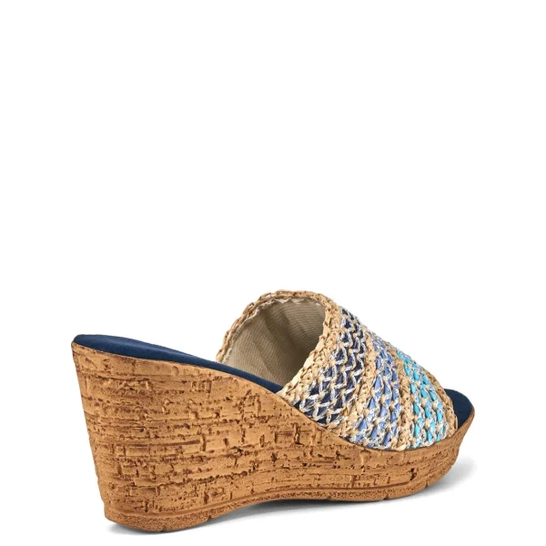 Onex Shoes Claire / Blue Multi Weave | Wedges